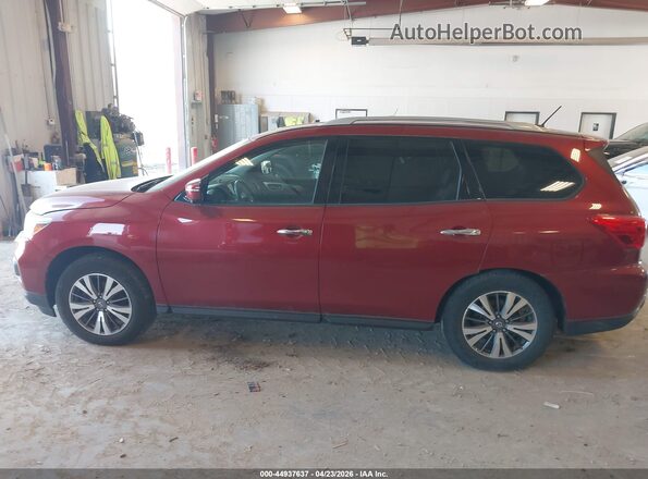 5N1DR2MM6HC650506 2017 NISSAN PATHFINDER Красный Панорамный вид салона 360°