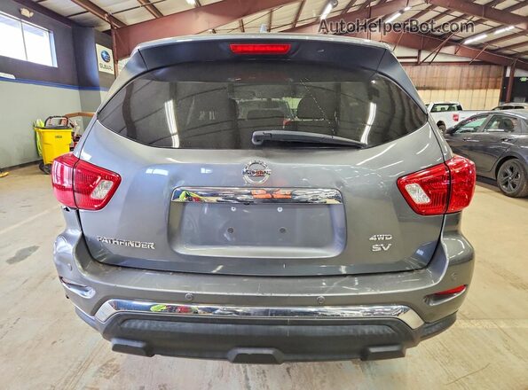 5N1DR2MM6KC598754 2019 NISSAN PATHFINDER Gray Widok z tyłu