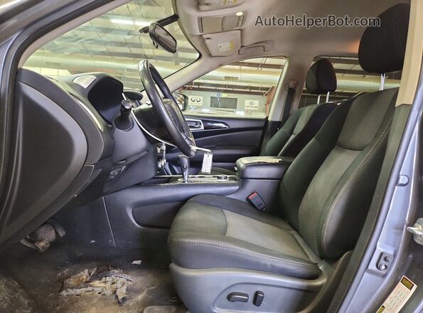 5N1DR2MM6KC598754 2019 NISSAN PATHFINDER Gray Widok wnętrza z przodu