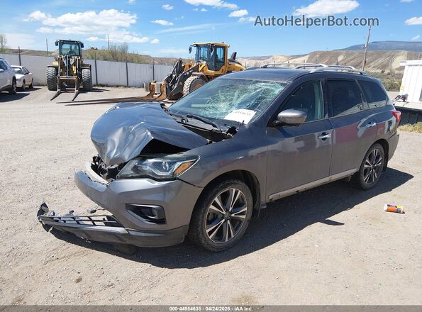 5N1DR2MM7HC619104 2017 NISSAN PATHFINDER Gray Передня ліва чверть