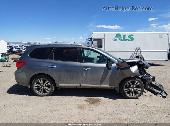 5N1DR2MM7HC619104 2017 NISSAN PATHFINDER Gray Вид щитка приладів