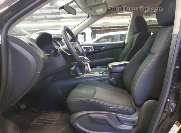 5N1DR2MM7JC621991 2018 NISSAN PATHFINDER Black წინა სალონის ხედი