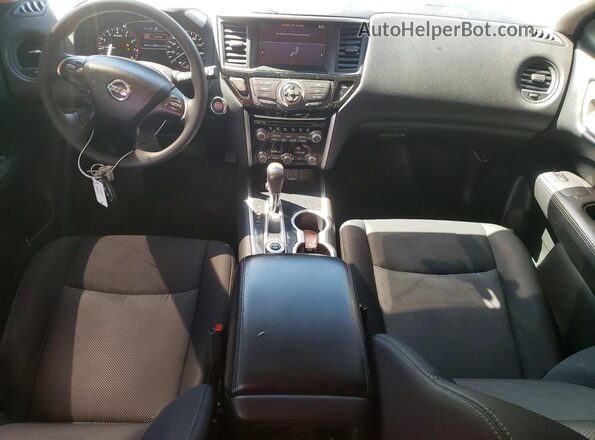 5N1DR2MM8KC585780 2019 NISSAN PATHFINDER Серебряный Вид панели приборов