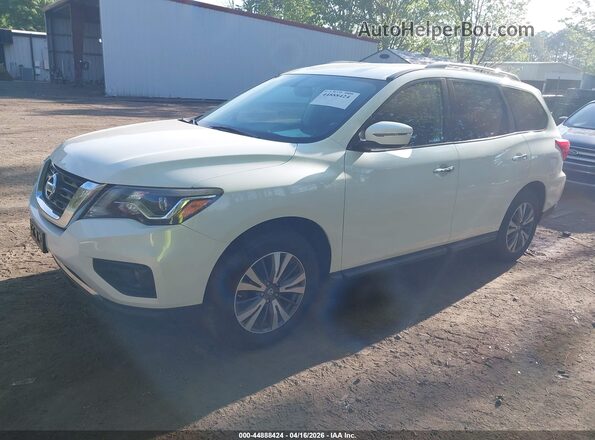 5N1DR2MM9HC644585 2017 NISSAN PATHFINDER White Առջևի ձախ երեք քառորդ տեսարան