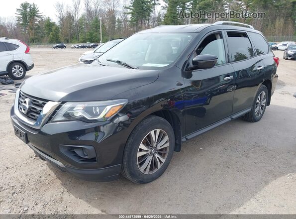 5N1DR2MM9HC908176 2017 NISSAN PATHFINDER Black Առջևի ձախ երեք քառորդ տեսարան