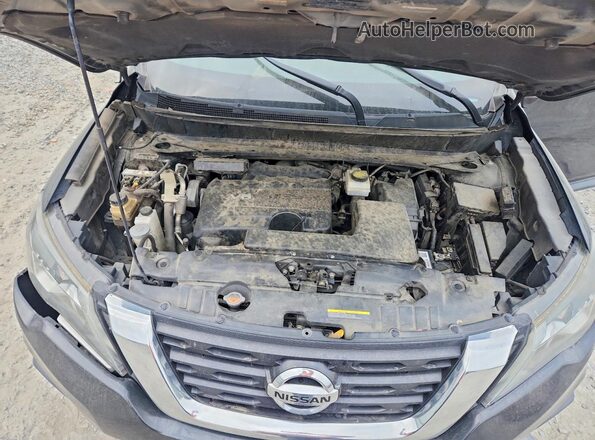 5N1DR2MM9KC623484 2019 NISSAN PATHFINDER Black Vista del compartimento del motor