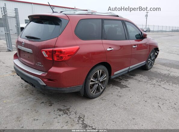 5N1DR2MMXHC602085 2017 NISSAN PATHFINDER Red უკანა მარჯვენა