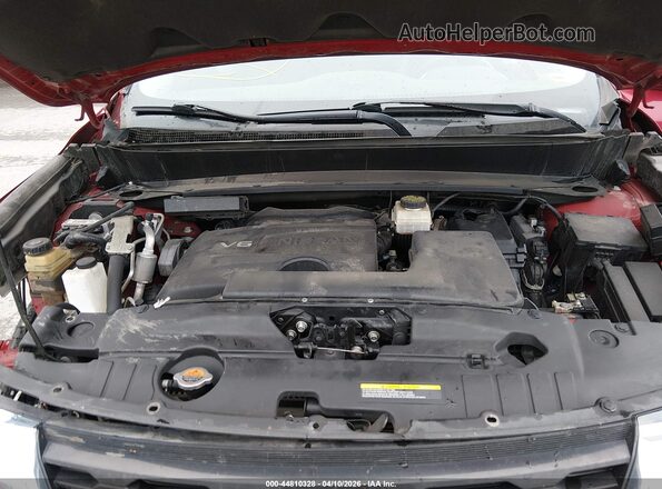 5N1DR2MMXHC602085 2017 NISSAN PATHFINDER Red უკანა ხედი