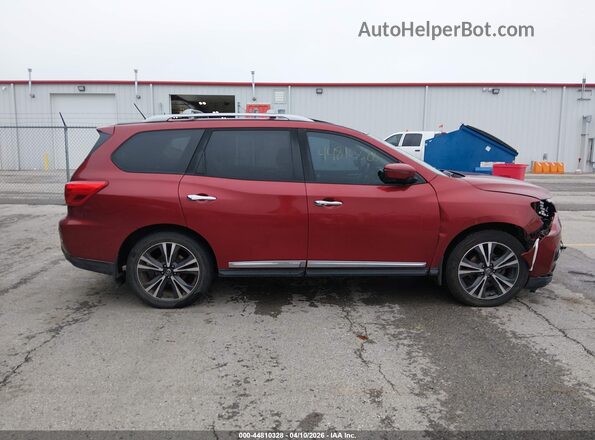 5N1DR2MMXHC602085 2017 NISSAN PATHFINDER Red სალონის 360-გრადუსიანი ხედი