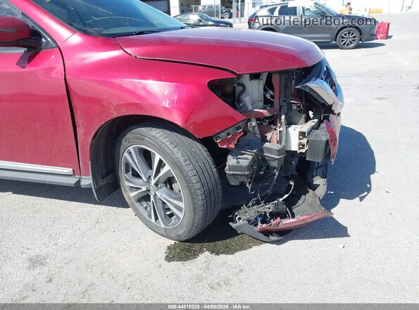 5N1DR2MMXHC602085 2017 NISSAN PATHFINDER Red 