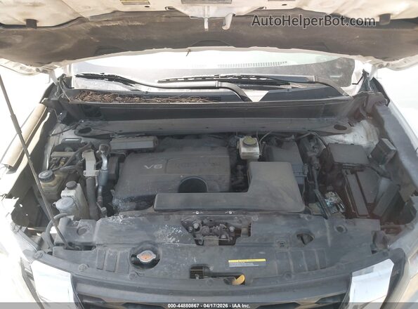5N1DR2MN0JC638298 2018 NISSAN PATHFINDER White Вид ззаду