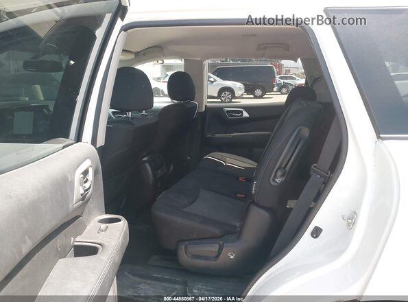 5N1DR2MN0JC638298 2018 NISSAN PATHFINDER White Вид наклейки з VIN-кодом