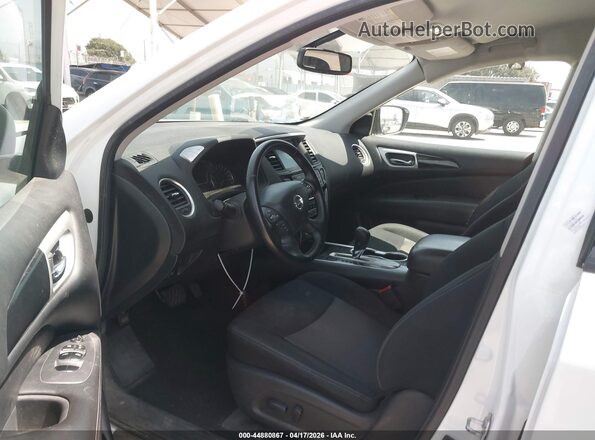 5N1DR2MN0JC638298 2018 NISSAN PATHFINDER White Вид салону спереду
