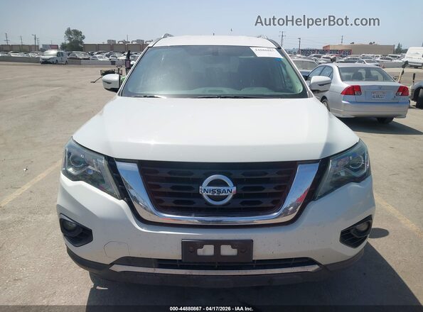 5N1DR2MN0JC638298 2018 NISSAN PATHFINDER White Вид щитка приладів