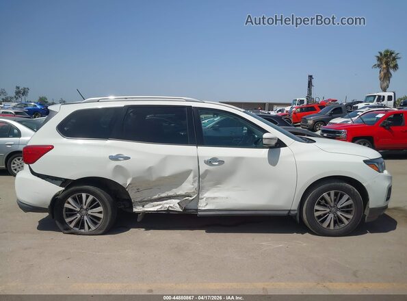 5N1DR2MN0JC638298 2018 NISSAN PATHFINDER White Вид задньої частини салону