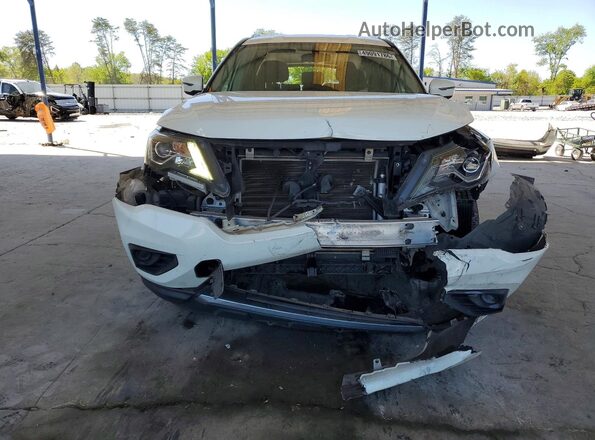 5N1DR2MN2JC619073 2018 NISSAN PATHFINDER Белый Вид спереди