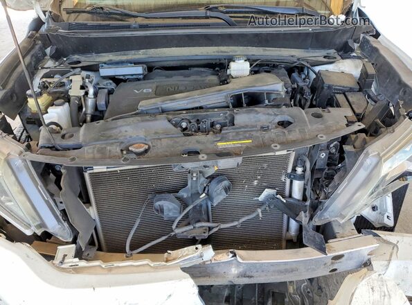 5N1DR2MN2JC619073 2018 NISSAN PATHFINDER Белый Вид задней части салона