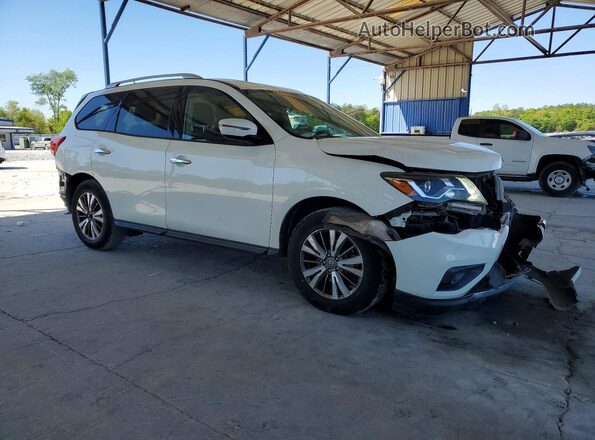 5N1DR2MN2JC619073 2018 NISSAN PATHFINDER Белый Передняя правая четверть