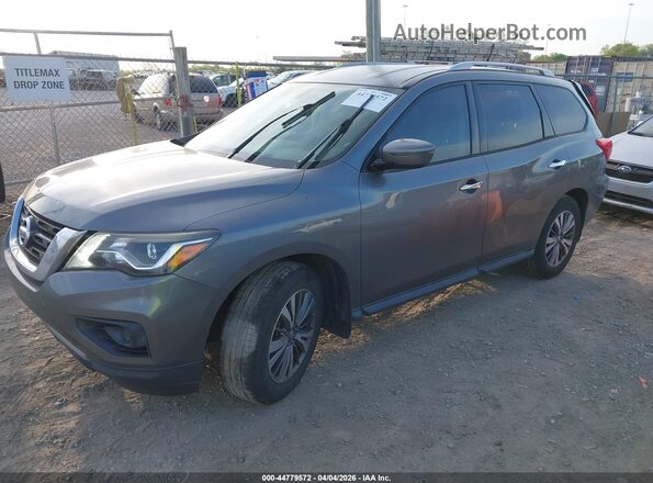 5N1DR2MN4JC641267 2018 NISSAN PATHFINDER Light Blue წინა მარცხენა ხედი სამი მეოთხედიდან