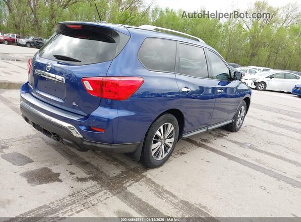 5N1DR2MN5HC603055 2017 NISSAN PATHFINDER Navy Задня права чверть