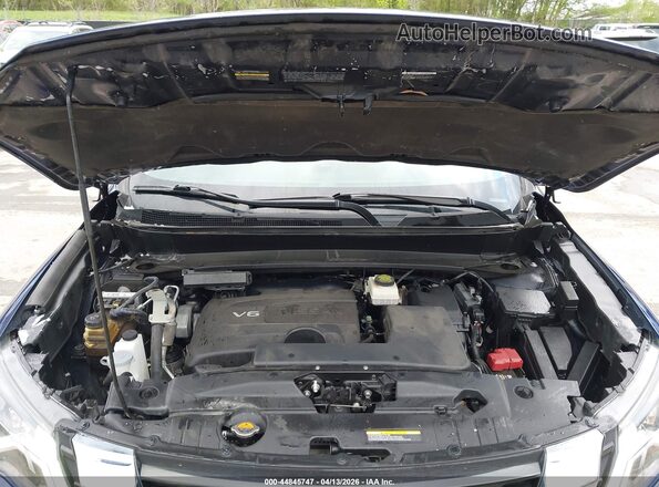 5N1DR2MN5HC603055 2017 NISSAN PATHFINDER Navy Вид ззаду