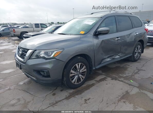 5N1DR2MN5HC626609 2017 NISSAN PATHFINDER Gray წინა მარცხენა ხედი სამი მეოთხედიდან