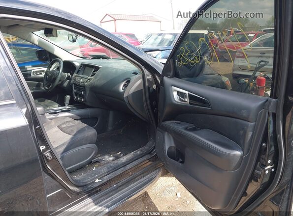 5N1DR2MN6JC622977 2018 NISSAN PATHFINDER Black Widok wnętrza z przodu