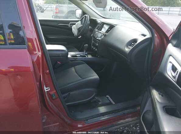5N1DR2MN6JC666770 2018 NISSAN PATHFINDER Red Front interior view