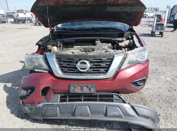 5N1DR2MN6JC666770 2018 NISSAN PATHFINDER Red Rear view