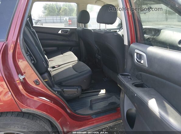 5N1DR2MN6JC666770 2018 NISSAN PATHFINDER Red VIN sticker view