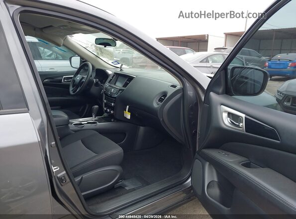 5N1DR2MN6KC653437 2019 NISSAN PATHFINDER Gray წინა სალონის ხედი