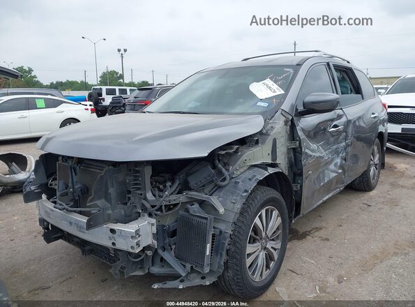 5N1DR2MN6KC653437 2019 NISSAN PATHFINDER Gray წინა ხედი
