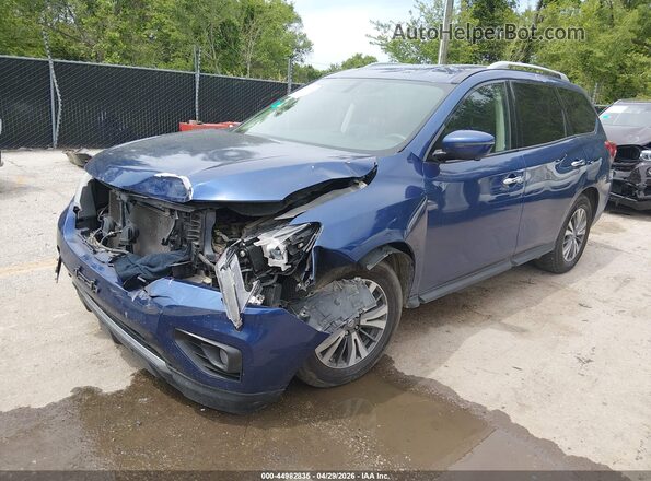5N1DR2MN7JC603130 2018 NISSAN PATHFINDER Blue Przód lewy