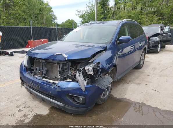 5N1DR2MN7JC603130 2018 NISSAN PATHFINDER Blue Widok z przodu