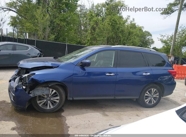 5N1DR2MN7JC603130 2018 NISSAN PATHFINDER Blue Widok wnętrza 360 stopni