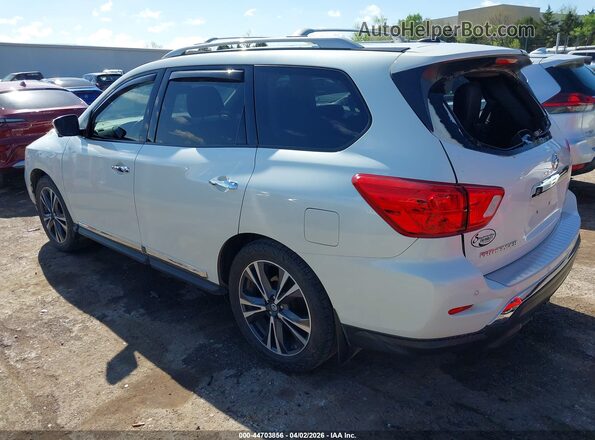 5N1DR2MN7JC657186 2018 NISSAN PATHFINDER White Tył lewy