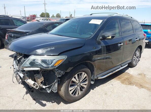5N1DR2MN8HC656929 2017 NISSAN PATHFINDER Black Передня ліва чверть