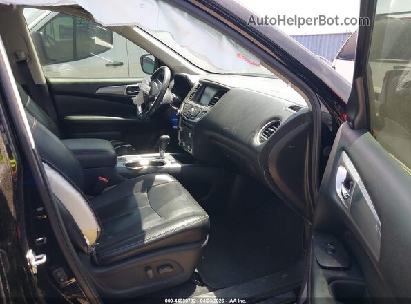 5N1DR2MN8HC656929 2017 NISSAN PATHFINDER Black Вид салону спереду