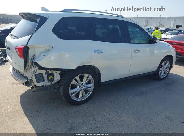 5N1DR2MN8KC592009 2019 NISSAN PATHFINDER Белый Задняя правая четверть