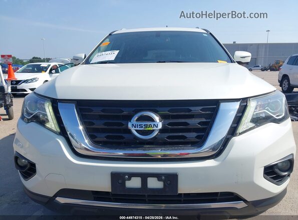 5N1DR2MN8KC592009 2019 NISSAN PATHFINDER Белый Вид задней части салона