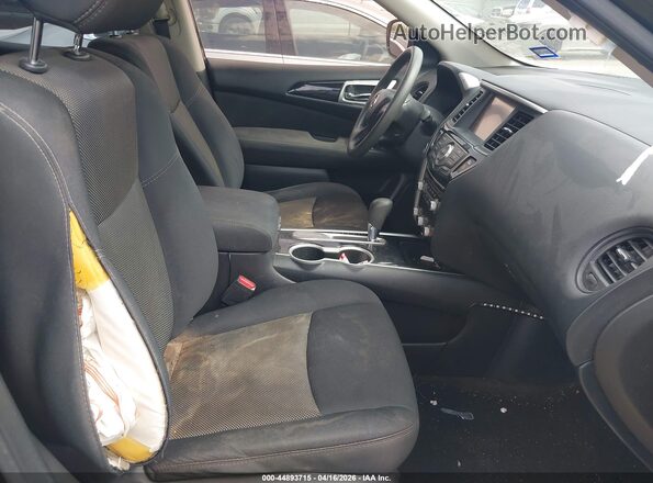 5N1DR2MN9HC657605 2017 NISSAN PATHFINDER Black Front interior view