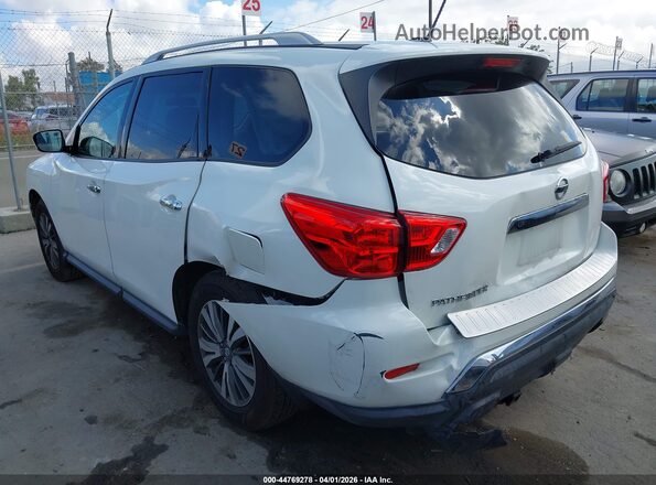 5N1DR2MNXHC674722 2017 NISSAN PATHFINDER White Tył lewy
