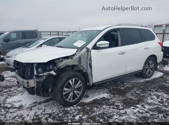 5N1DR2MNXKC621087 2019 NISSAN PATHFINDER White Przód lewy