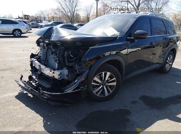 5N1DR3CC4RC264635 2024 NISSAN PATHFINDER Black წინა მარცხენა ხედი სამი მეოთხედიდან