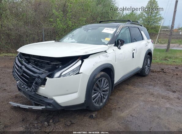5N1DR3CD3PC255480 2023 NISSAN PATHFINDER White Առջևի ձախ երեք քառորդ տեսարան