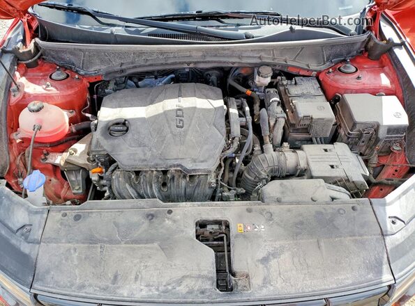 5NMJACAE2PH265249 2023 HYUNDAI TUCSON Red ძრავის განყოფილების ხედი