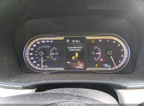 5NMJB3AE2NH002463 2022 HYUNDAI TUCSON Blue უკანა სავარძლების ხედი