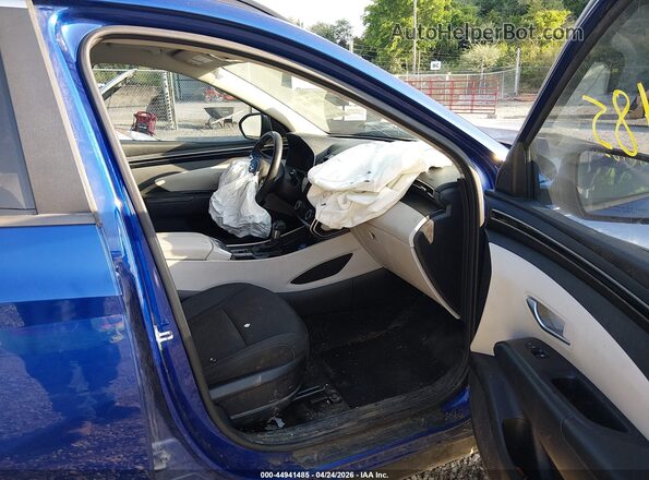 5NMJB3AE2NH002463 2022 HYUNDAI TUCSON Blue წინა სალონის ხედი