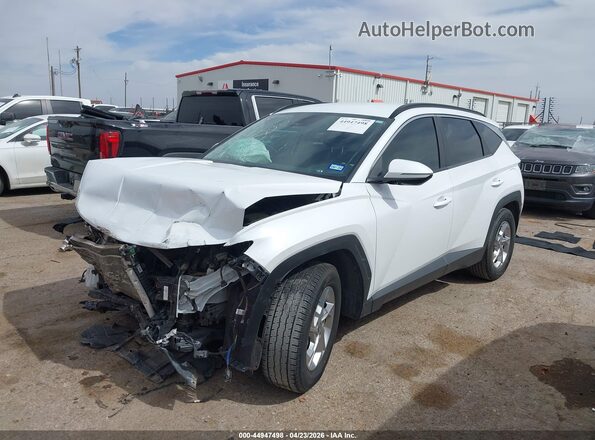 5NMJB3AEXNH006048 2022 HYUNDAI TUCSON White Vista tres cuartos delantera izquierda