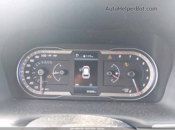 5NMJB3AEXPH286475 2023 HYUNDAI TUCSON Gray Widok tylnych siedzeń